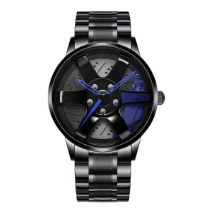 ⏰ MEN'S 3D CAR WHEEL SPORTS WATCH – THE ULTIMATE FUSION OF STYLE & PERFORMANCE! ⏰