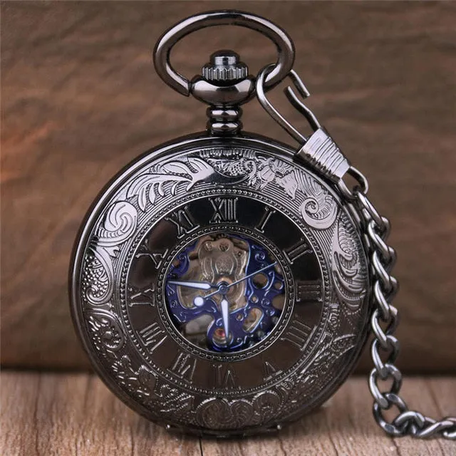 ☀ Roman Numeral Pocket Watch .. 4JEANS2!