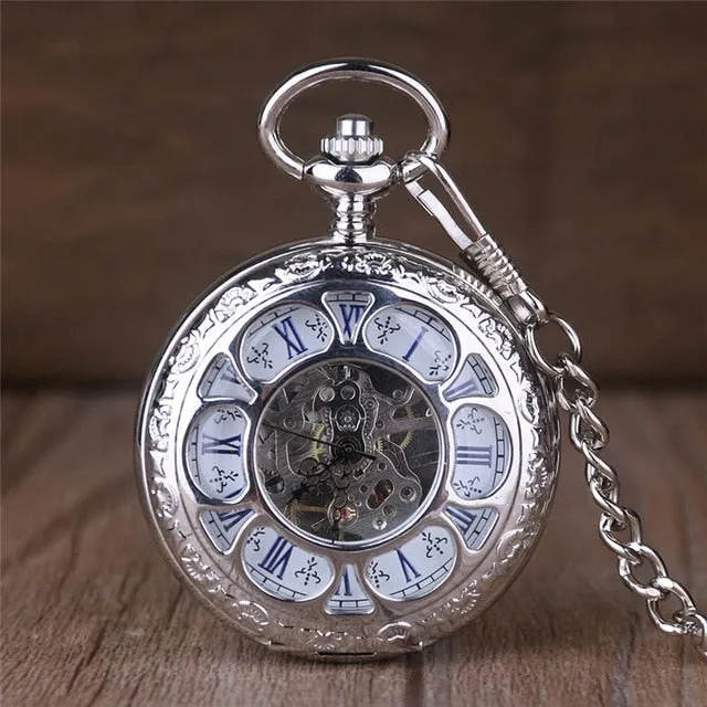 ☀ Roman Numeral Pocket Watch .. 4JEANS2!