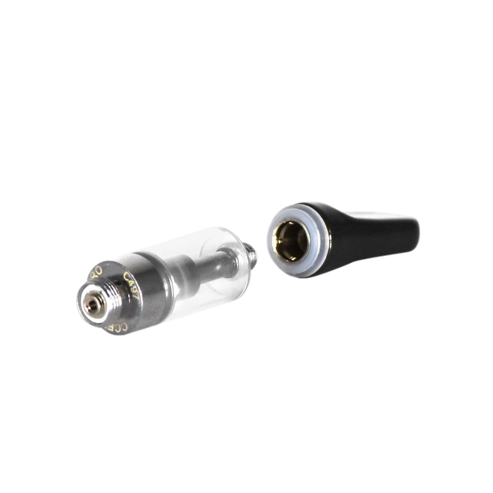 0.5mL 510 Screw Top Black Tip Vape Cartridge