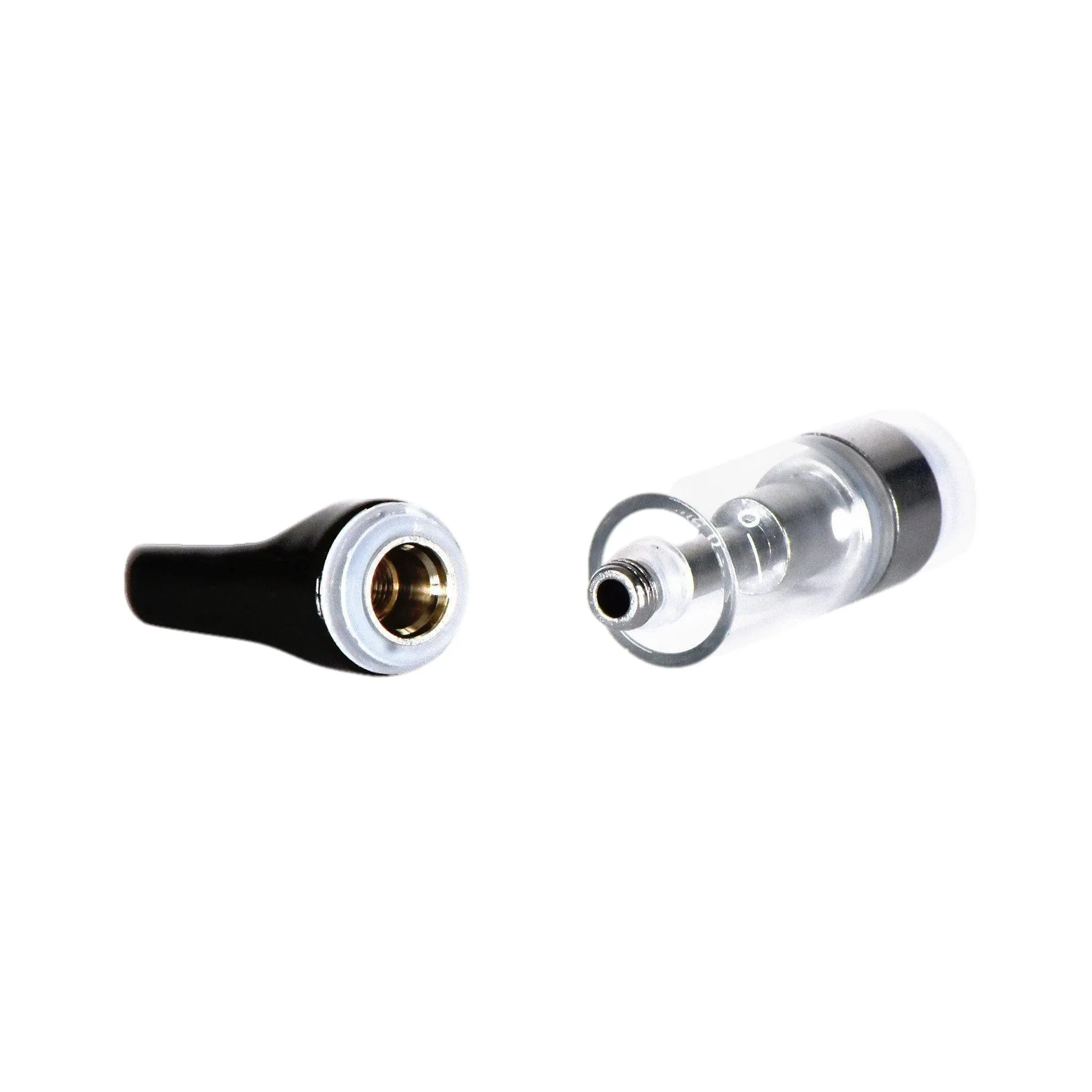 0.5mL 510 Screw Top Black Tip Vape Cartridge