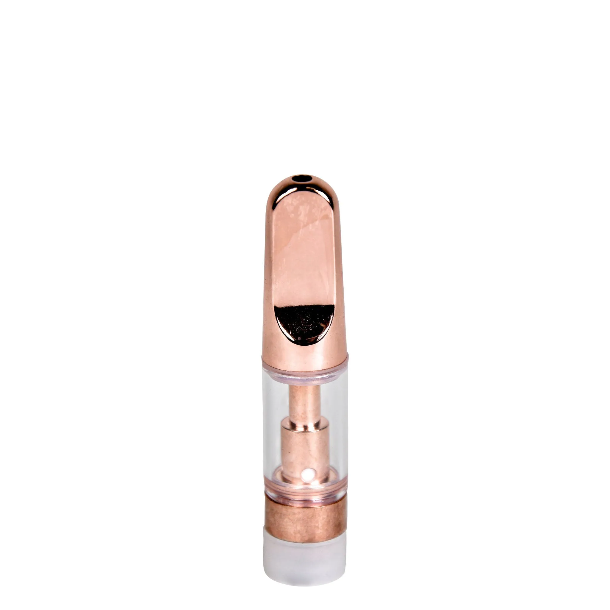 0.5mL 510 Screw Top Rose Gold Tip Vape Cartridge