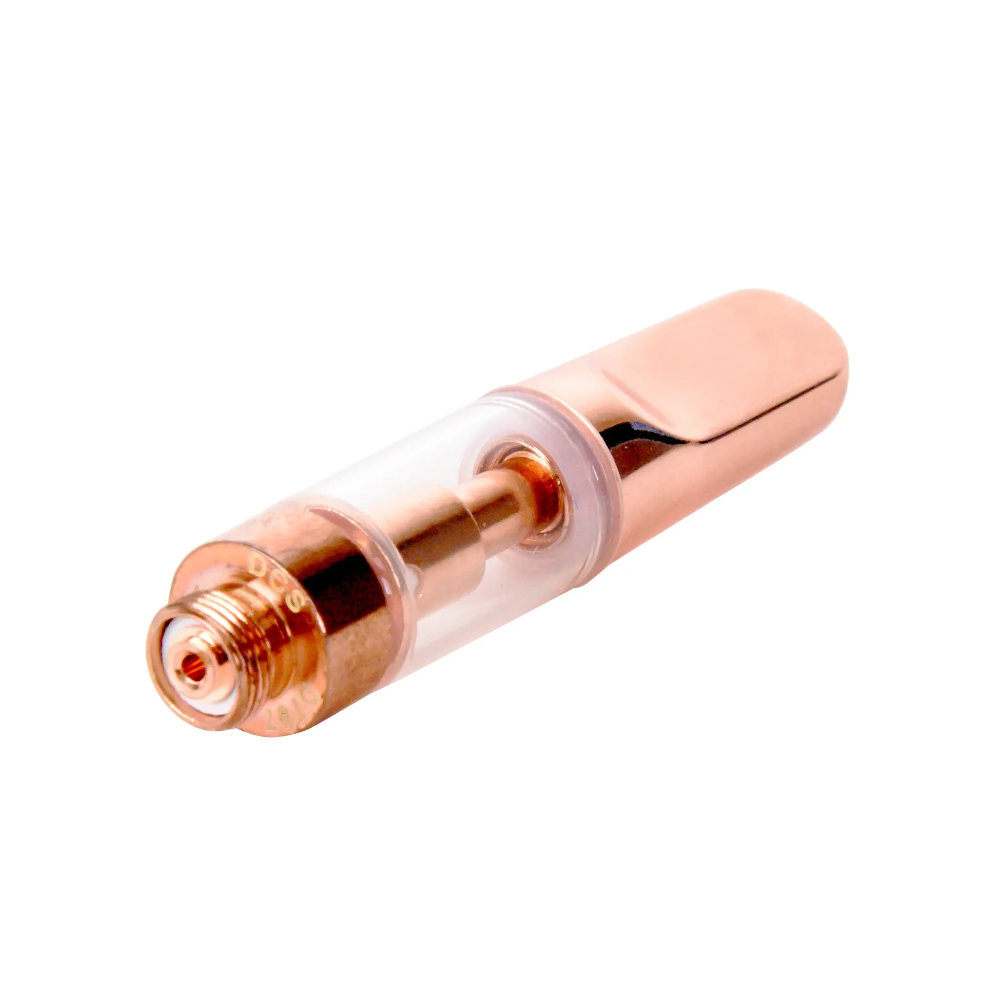 0.5mL 510 Screw Top Rose Gold Tip Vape Cartridge