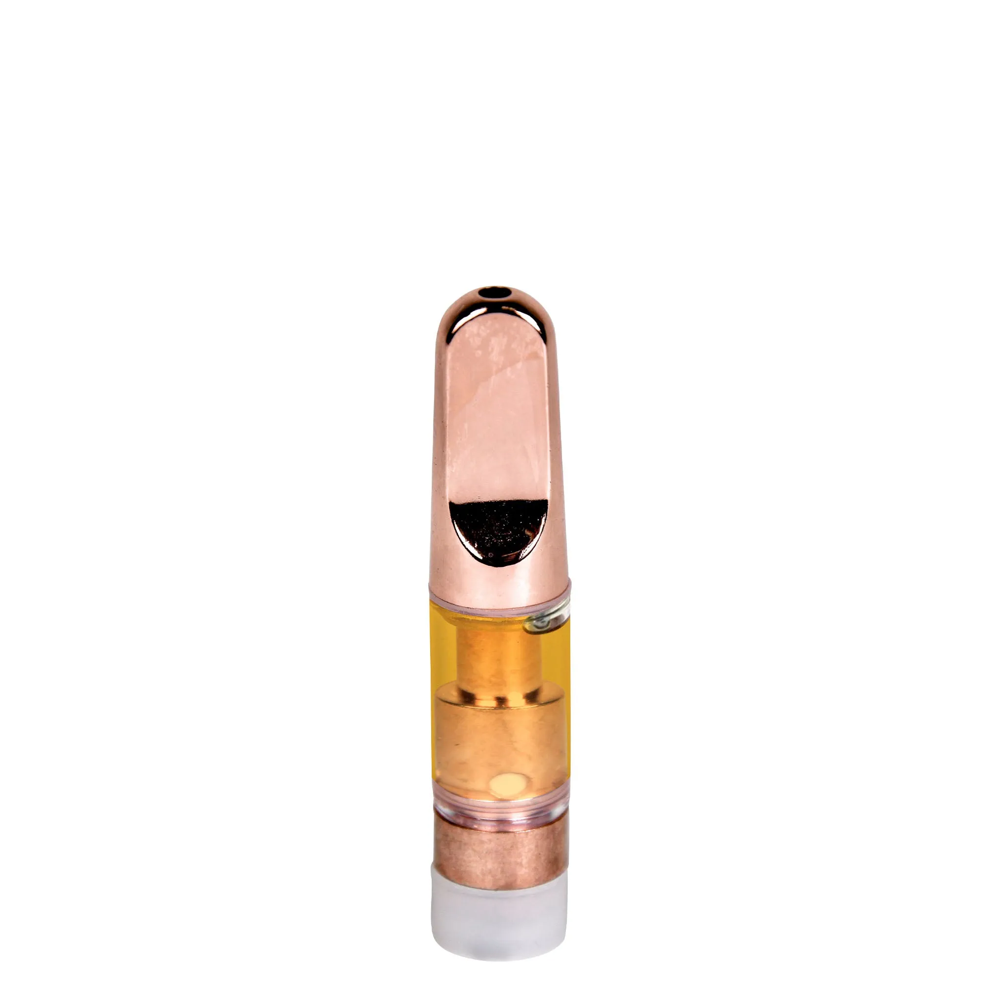 0.5mL 510 Screw Top Rose Gold Tip Vape Cartridge