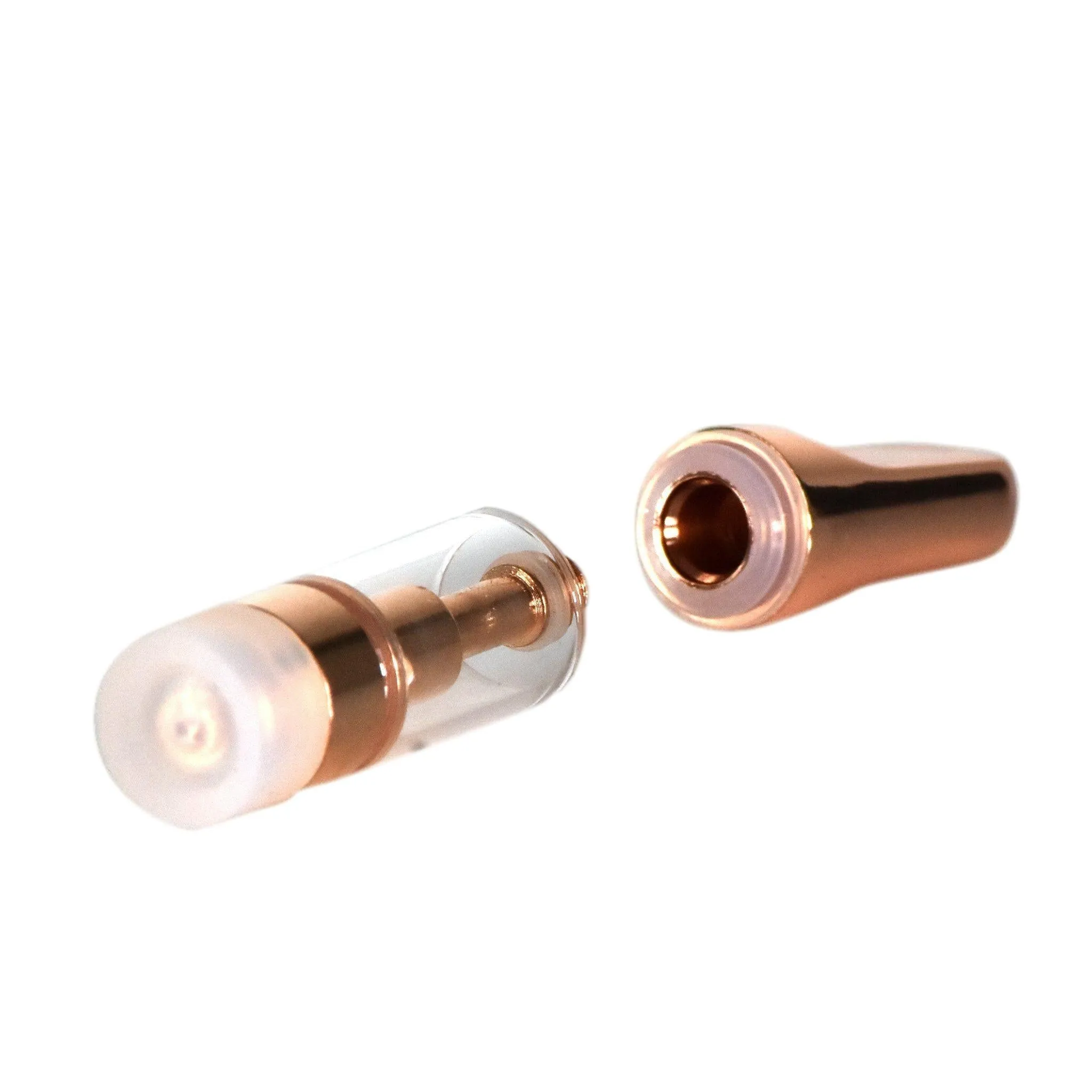 0.5mL 510 Screw Top Rose Gold Tip Vape Cartridge