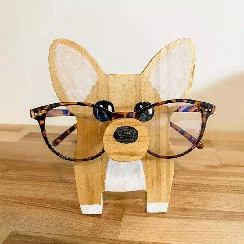 1 1 FREE |  EyeBuddy™ Wooden Animal-Shaped Glasses Holder