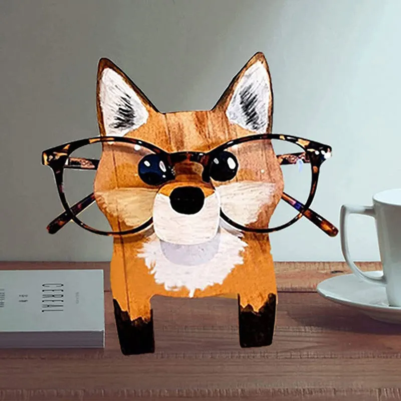 1 1 FREE |  EyeBuddy™ Wooden Animal-Shaped Glasses Holder