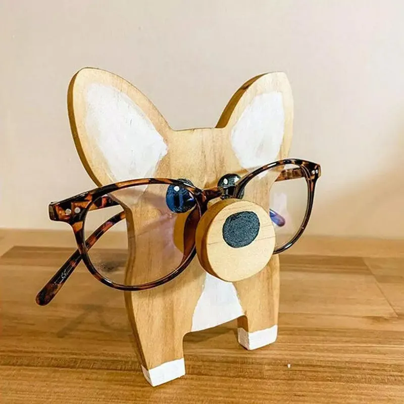 1 1 FREE |  EyeBuddy™ Wooden Animal-Shaped Glasses Holder