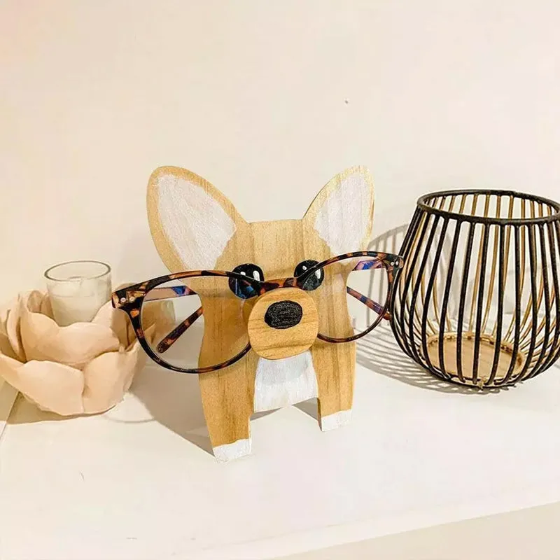 1 1 FREE |  EyeBuddy™ Wooden Animal-Shaped Glasses Holder