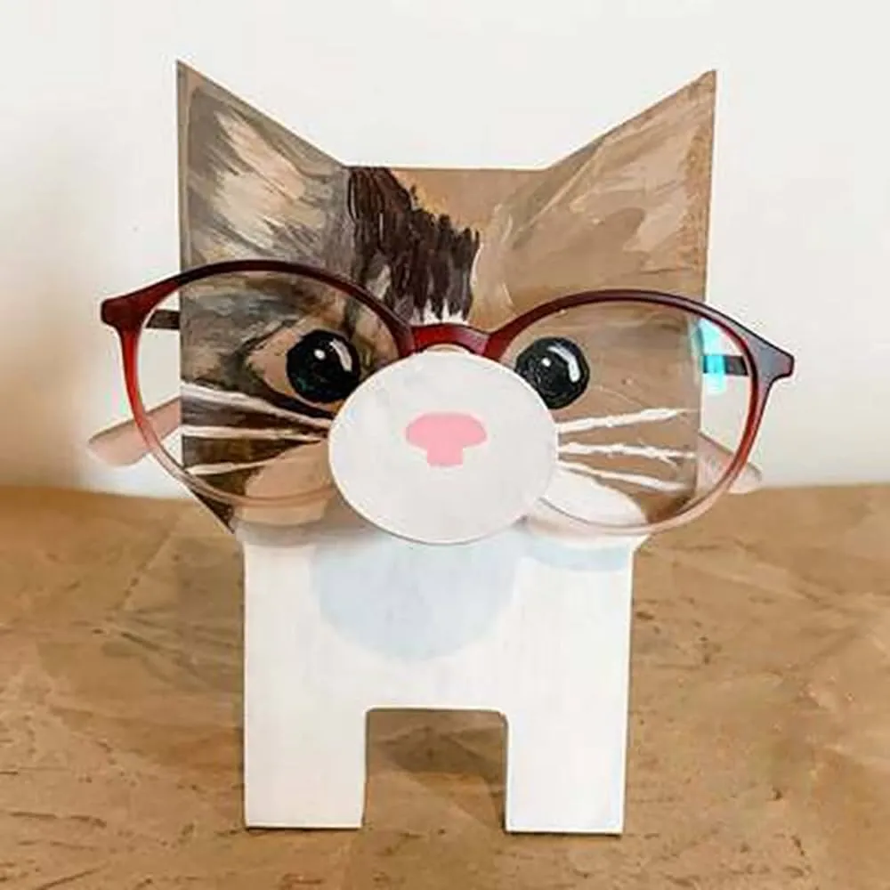 1 1 FREE |  EyeBuddy™ Wooden Animal-Shaped Glasses Holder