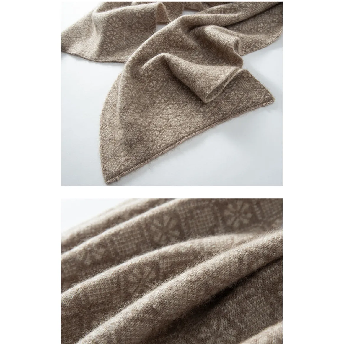 100% Cashmere Scarf Women and Men Lightweight Luxury Cashmere Scarf