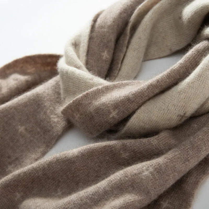 100% Cashmere Scarf Women and Men Lightweight Luxury Christmas Cashmere Scarf