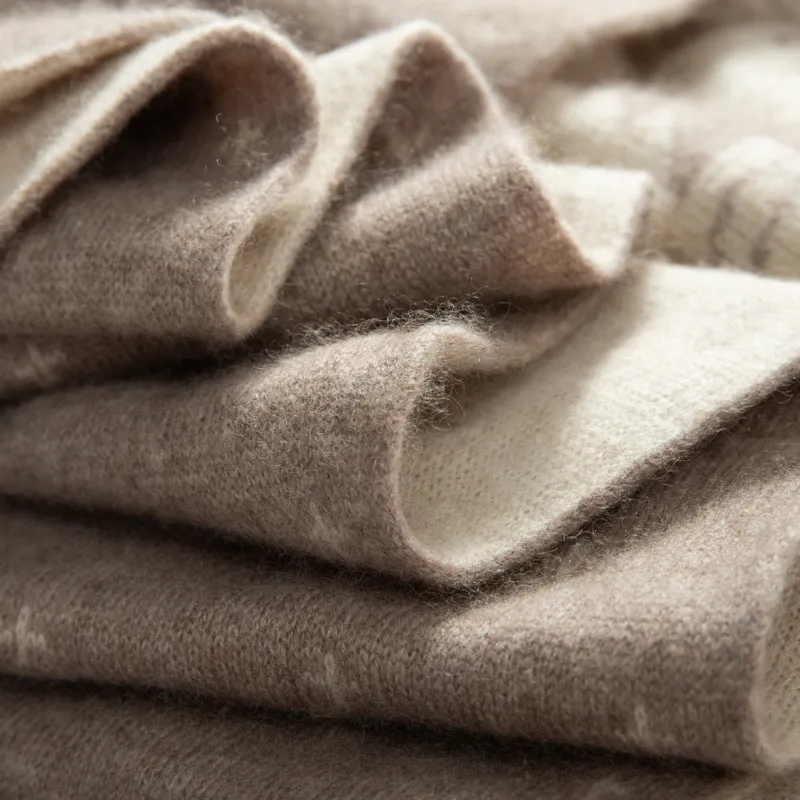100% Cashmere Scarf Women and Men Lightweight Luxury Christmas Cashmere Scarf