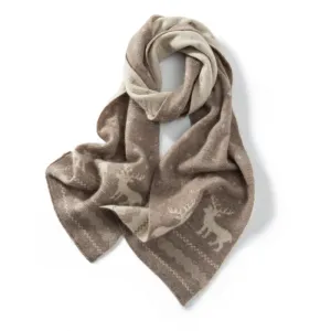 100% Cashmere Scarf Women and Men Lightweight Luxury Christmas Cashmere Scarf