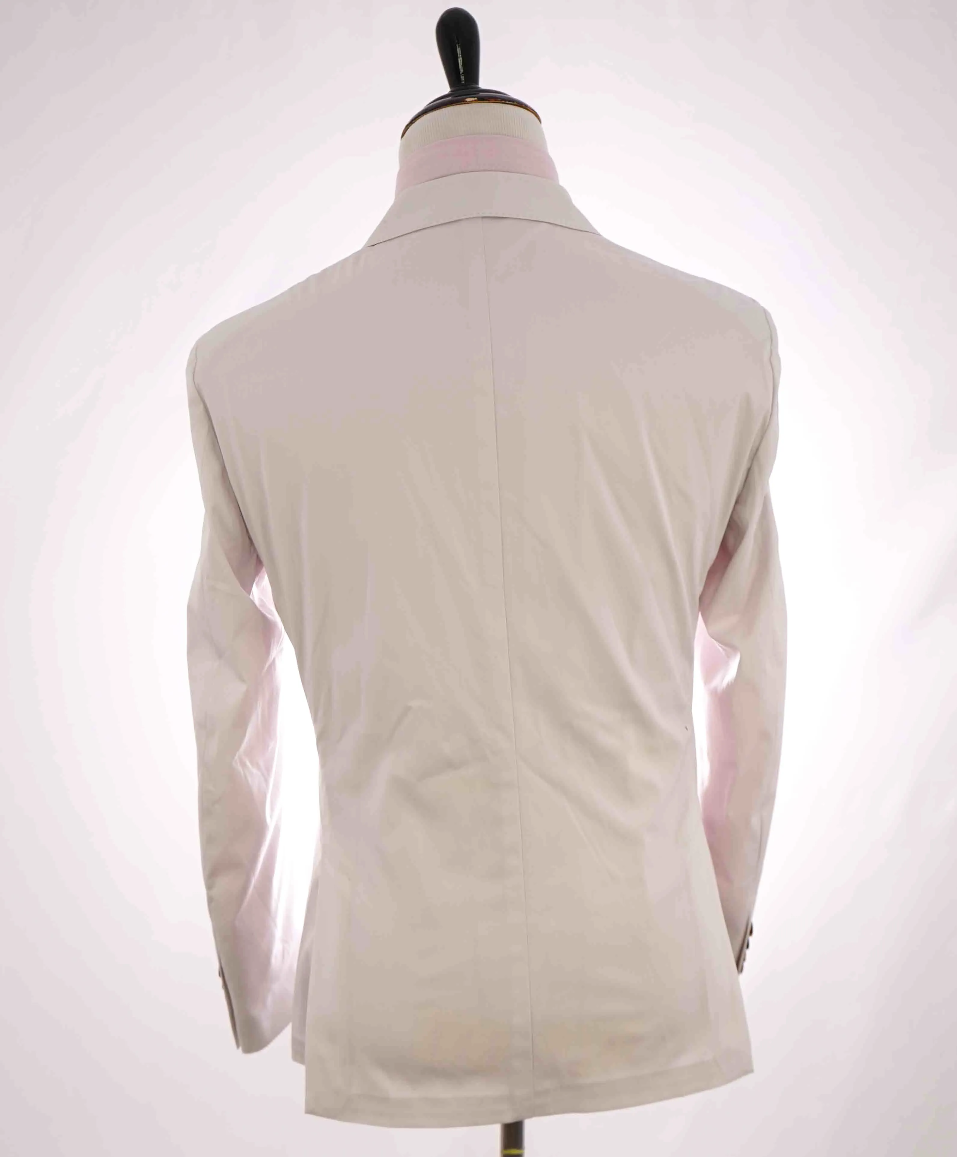 $1,095 ELEVENTY - COTTON Patch Pocket Peak Lapel Neutral Blazer - 40 (50 EU)