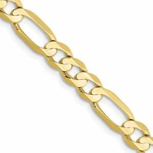 10k Yellow Gold Light Figaro Chain 5.25MM