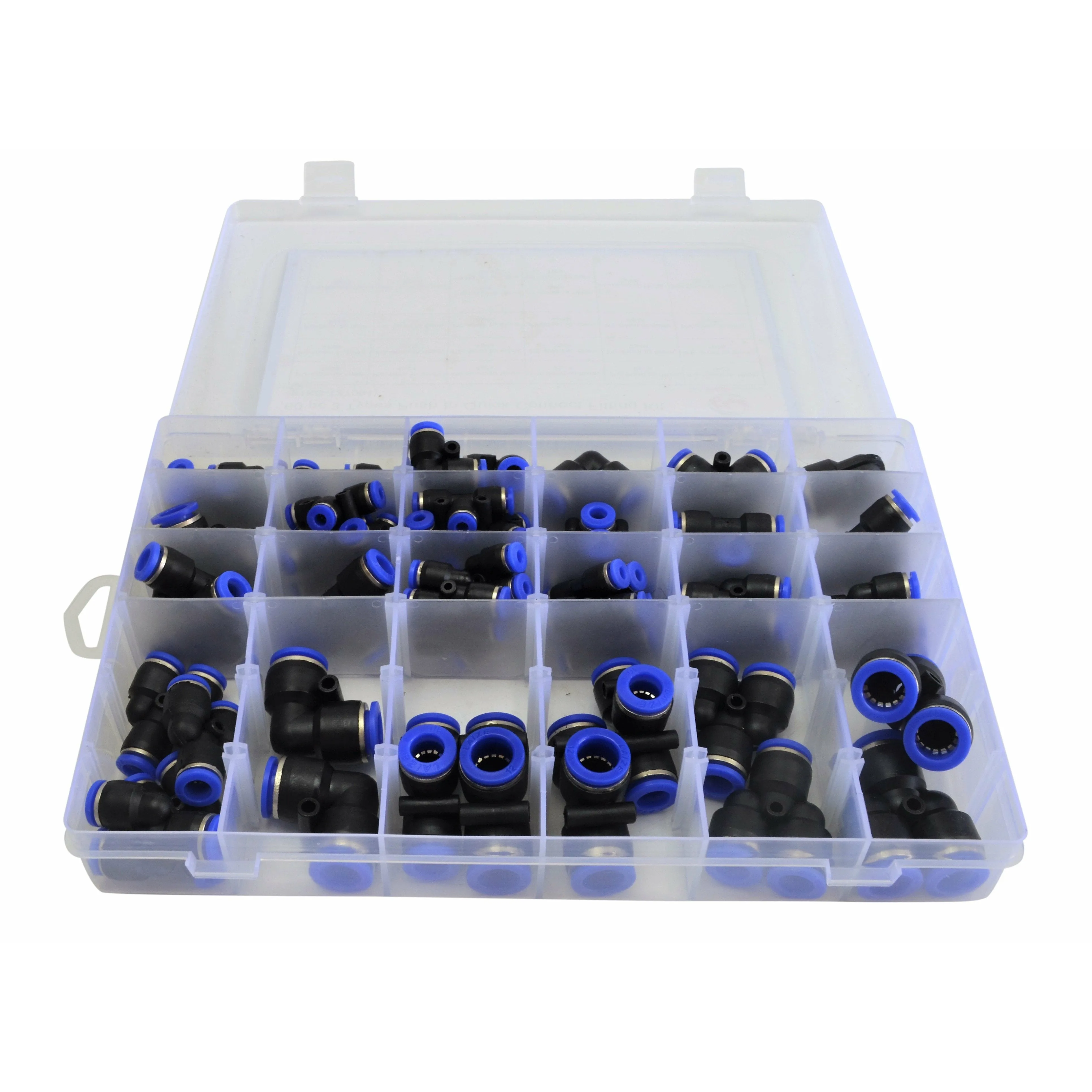 118pc Pneumatic Push in Air Line Hose Joiner Grab Kits Assortmentt