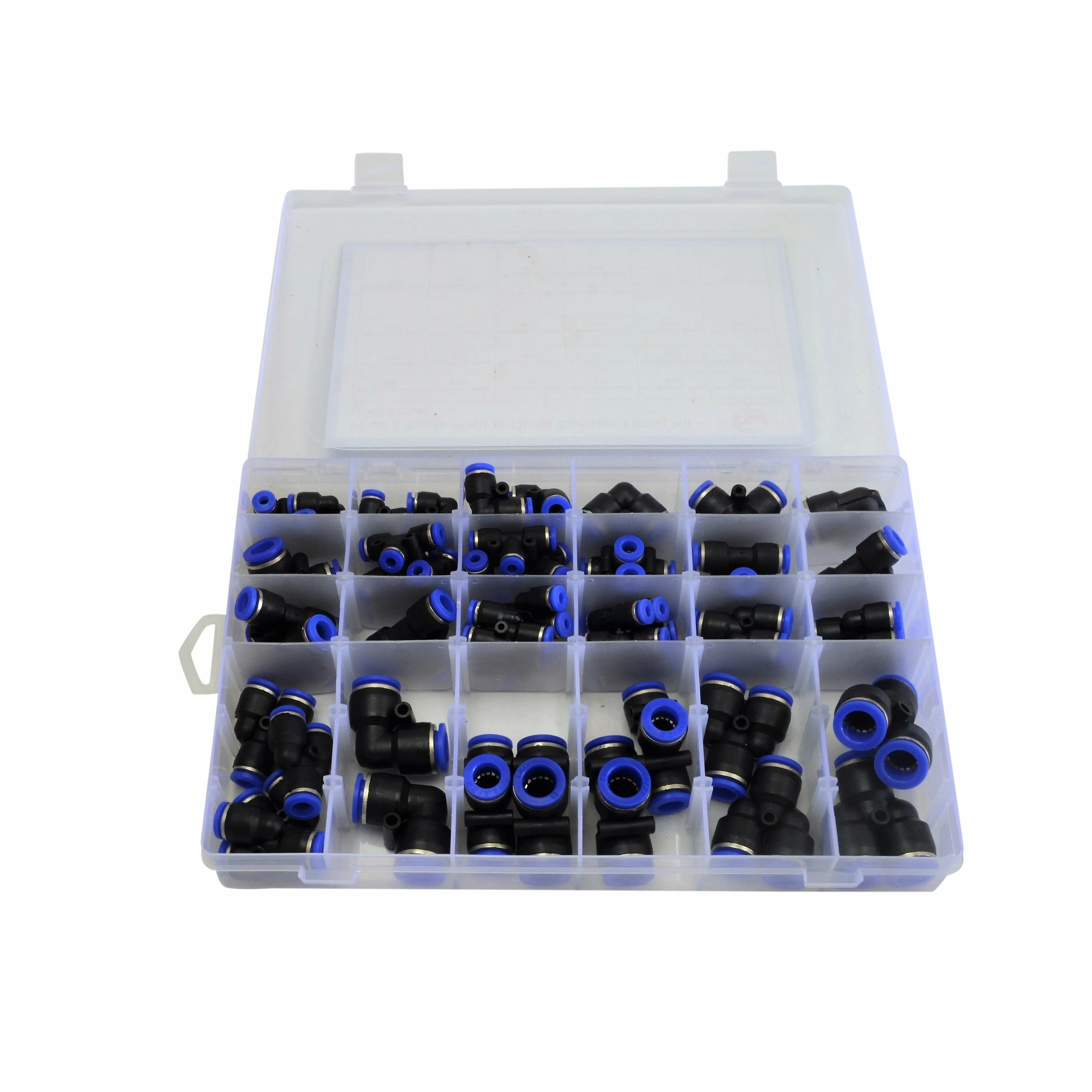 118pc Pneumatic Push in Air Line Hose Joiner Grab Kits Assortmentt
