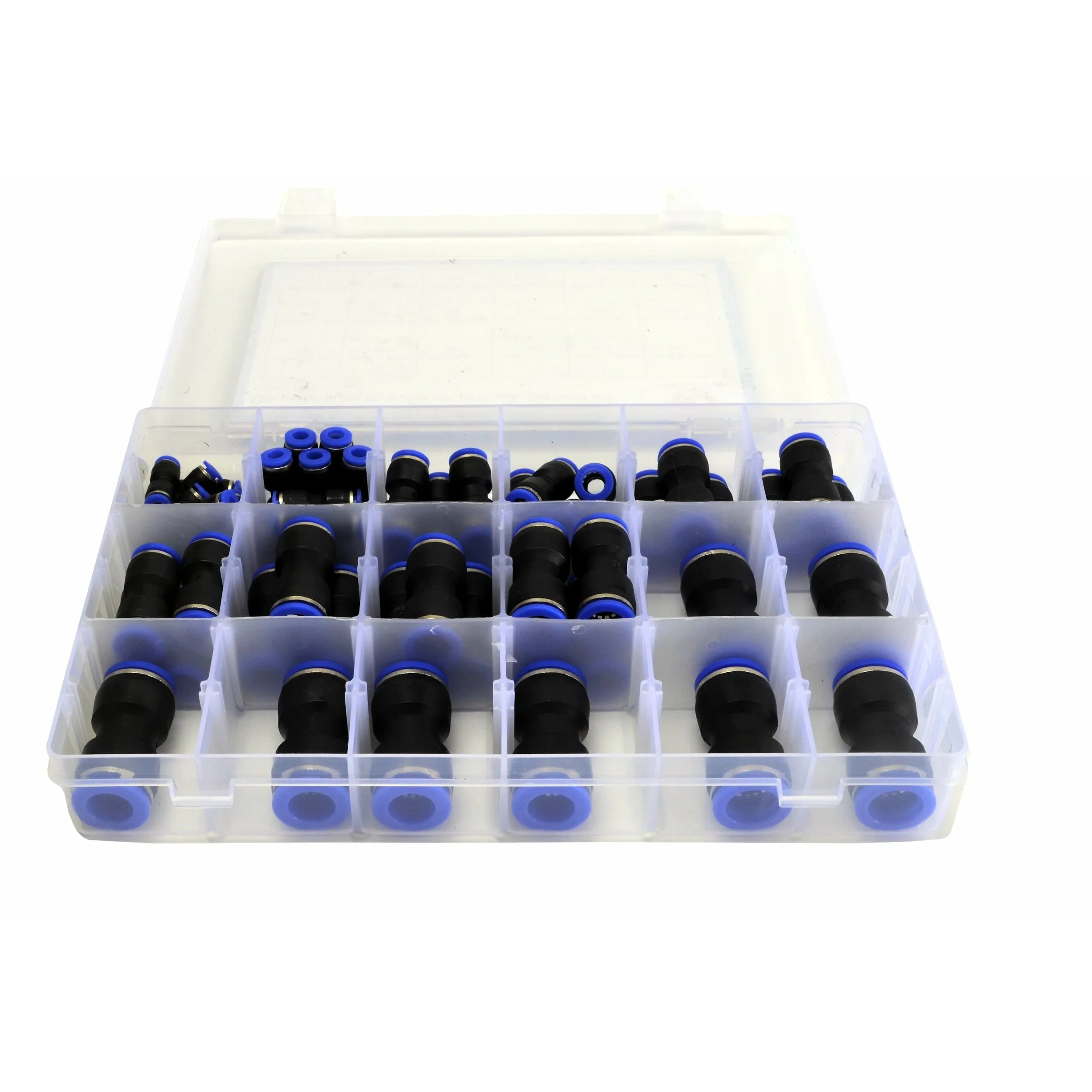 118pc Pneumatic Push in Air Line Hose Joiner Grab Kits Assortmentt