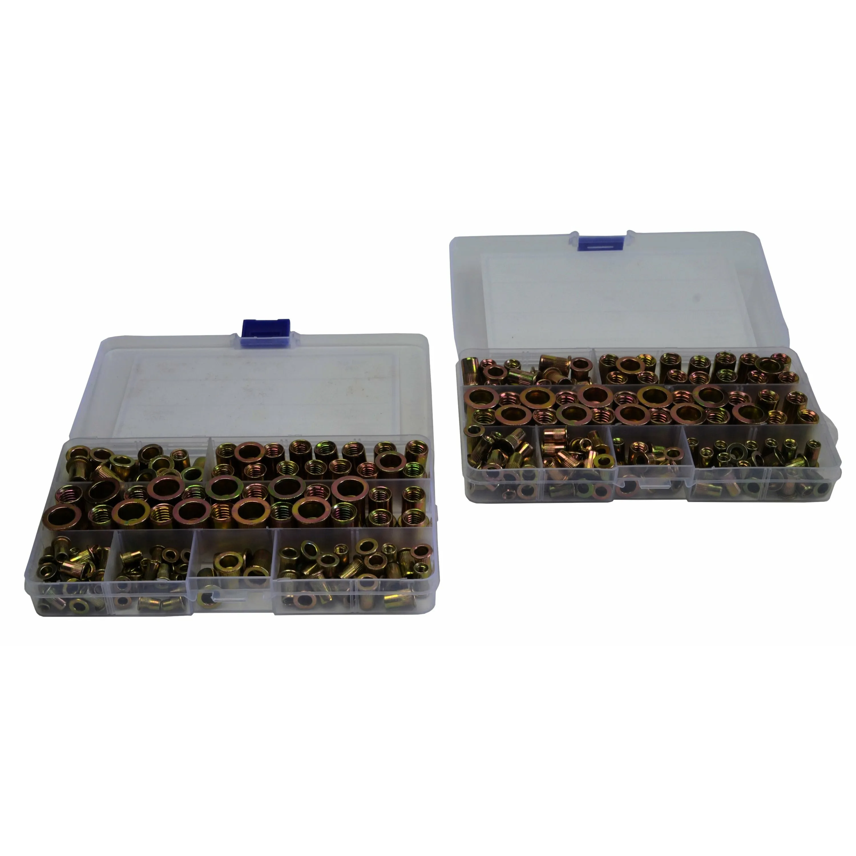 120pc Imperial Steel and 120pc Metric Steel Nutserts  Grab Kit
