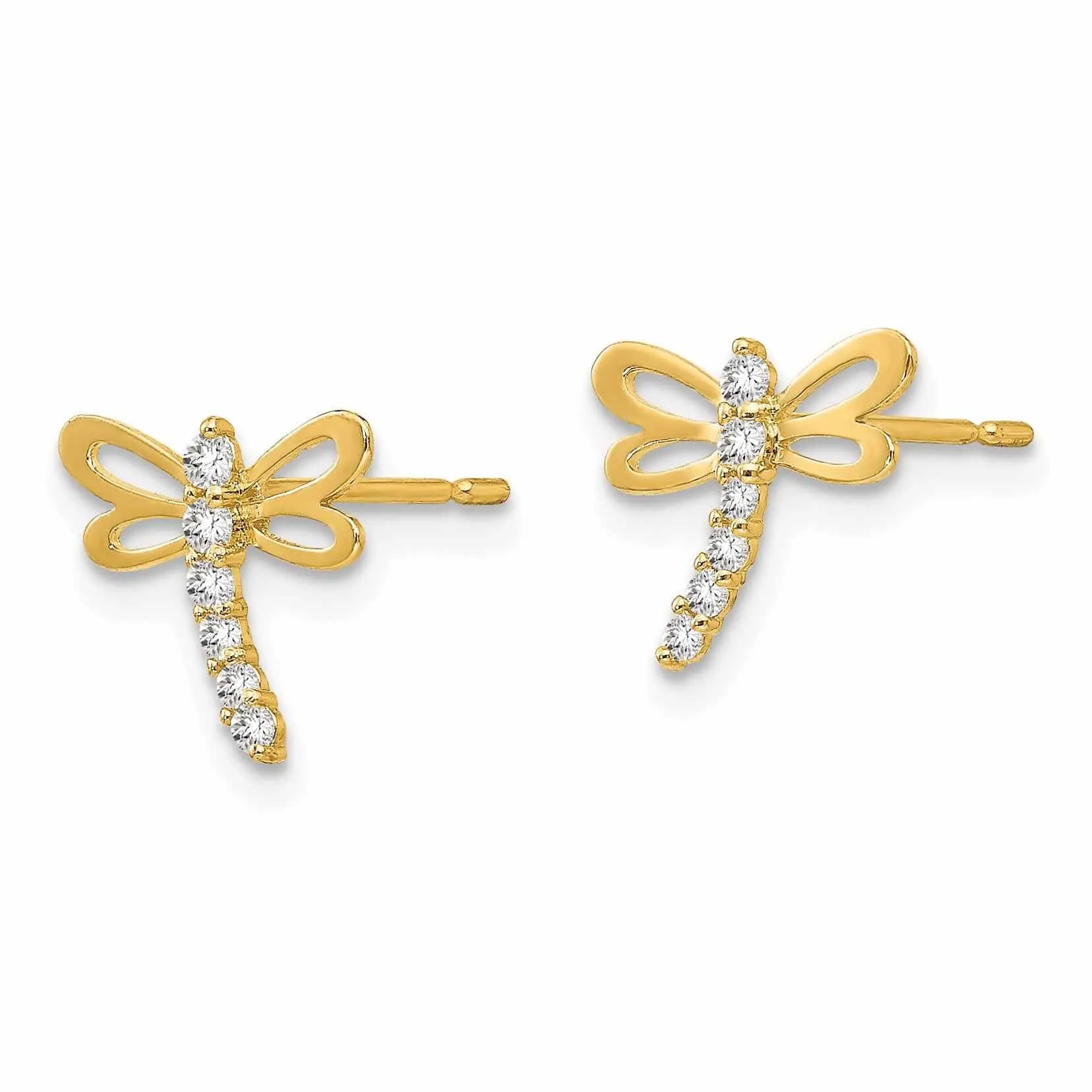 14k Madi K Dragonfly Post Earrings
