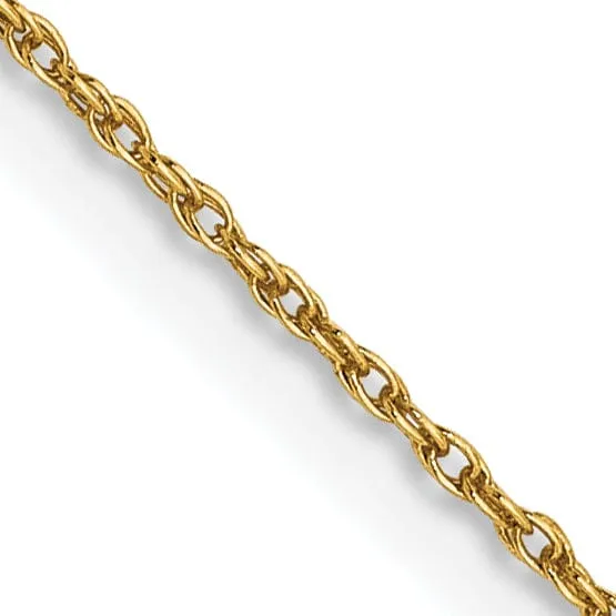 14k Yellow Gold .8 mm Pendant Rope