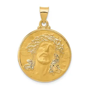 14k Yellow Gold Christ Pendant
