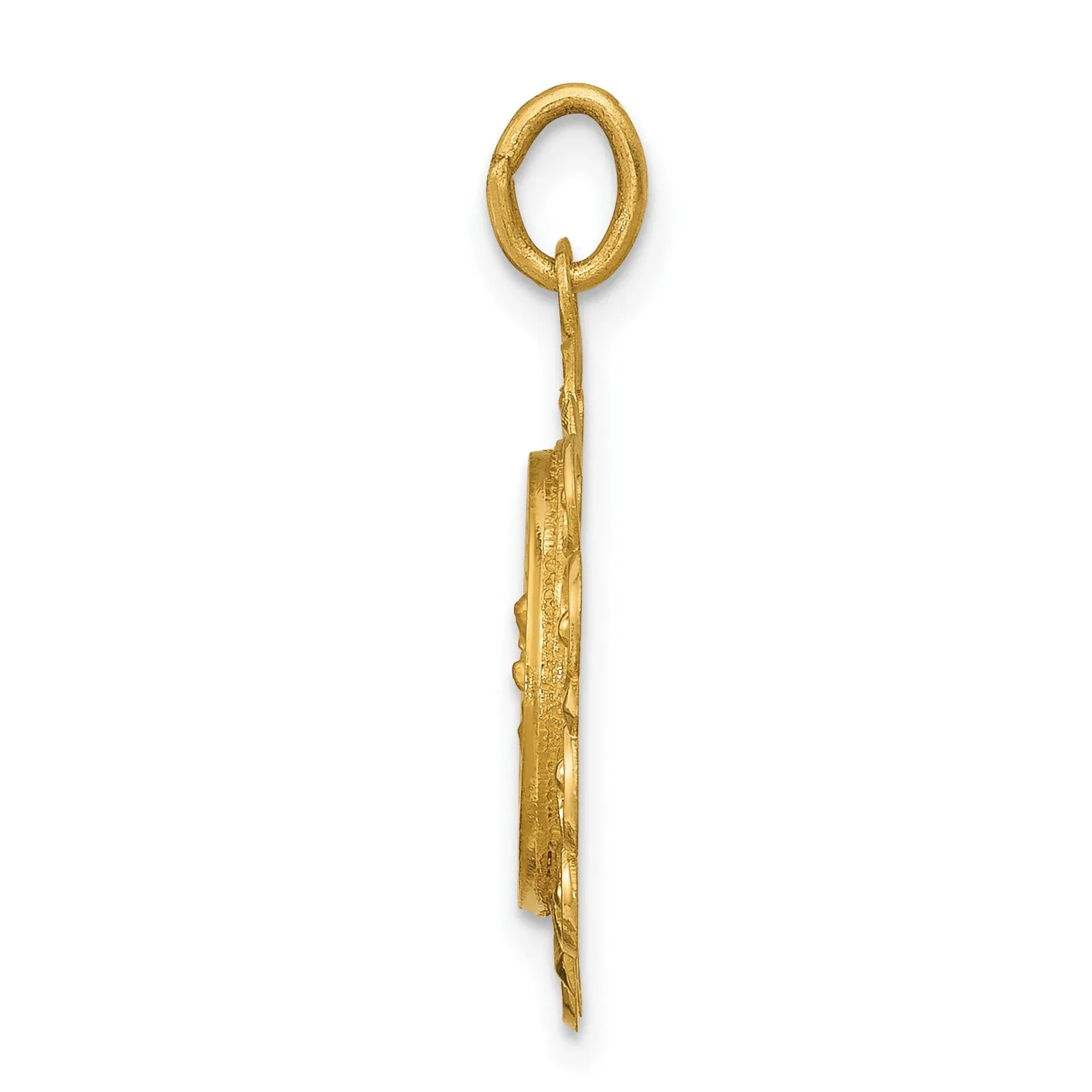 14k Yellow Gold Our Lady of Perpetual Help Medal