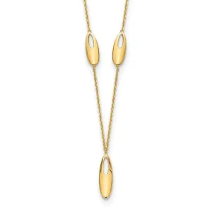 14k Yellow Gold Polished Necklace