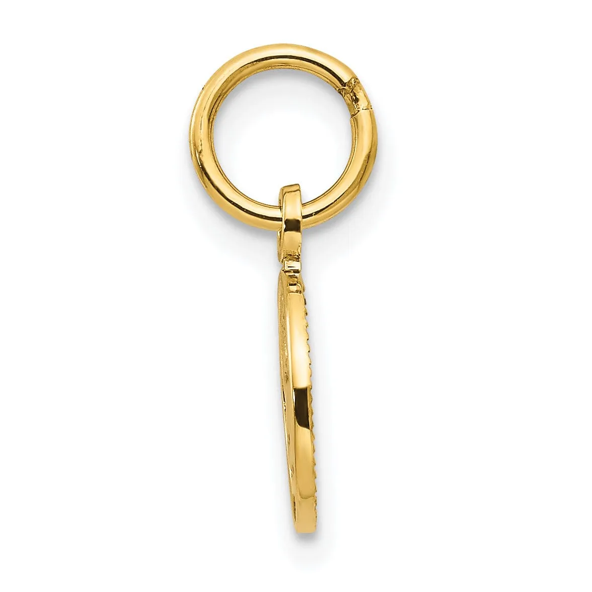 14k Yellow Gold Raphael Angel Medal Pendant