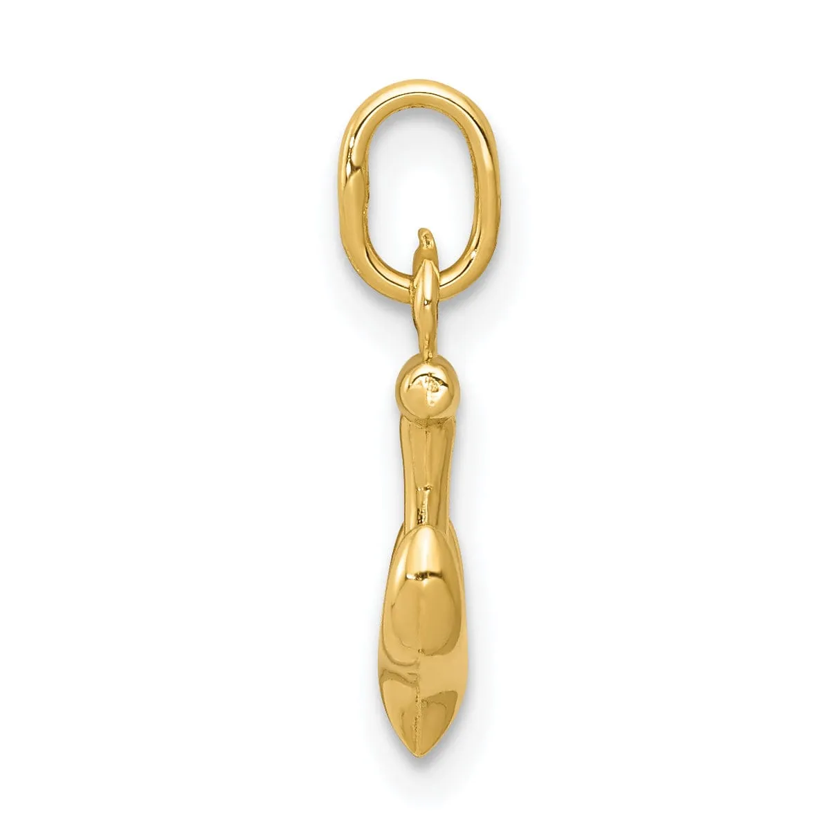 14k Yellow Gold Small Size Anchor Charm Pendant
