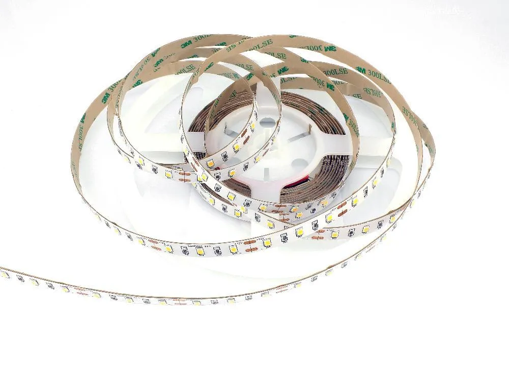 16.4Feet (5Meter) Roll SMD2835 300LED 12VDC 60Watt Rated True Color CRI95  High Color Accuracy LED Flexible Strip Light that Produce 380nm-780nm Full Spectrum Natural Light