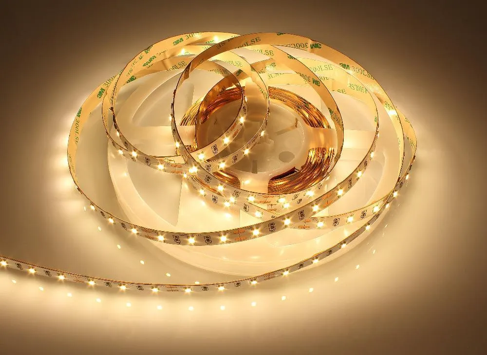 16.4Feet (5Meter) Roll SMD2835 300LED 12VDC 60Watt Rated True Color CRI95  High Color Accuracy LED Flexible Strip Light that Produce 380nm-780nm Full Spectrum Natural Light