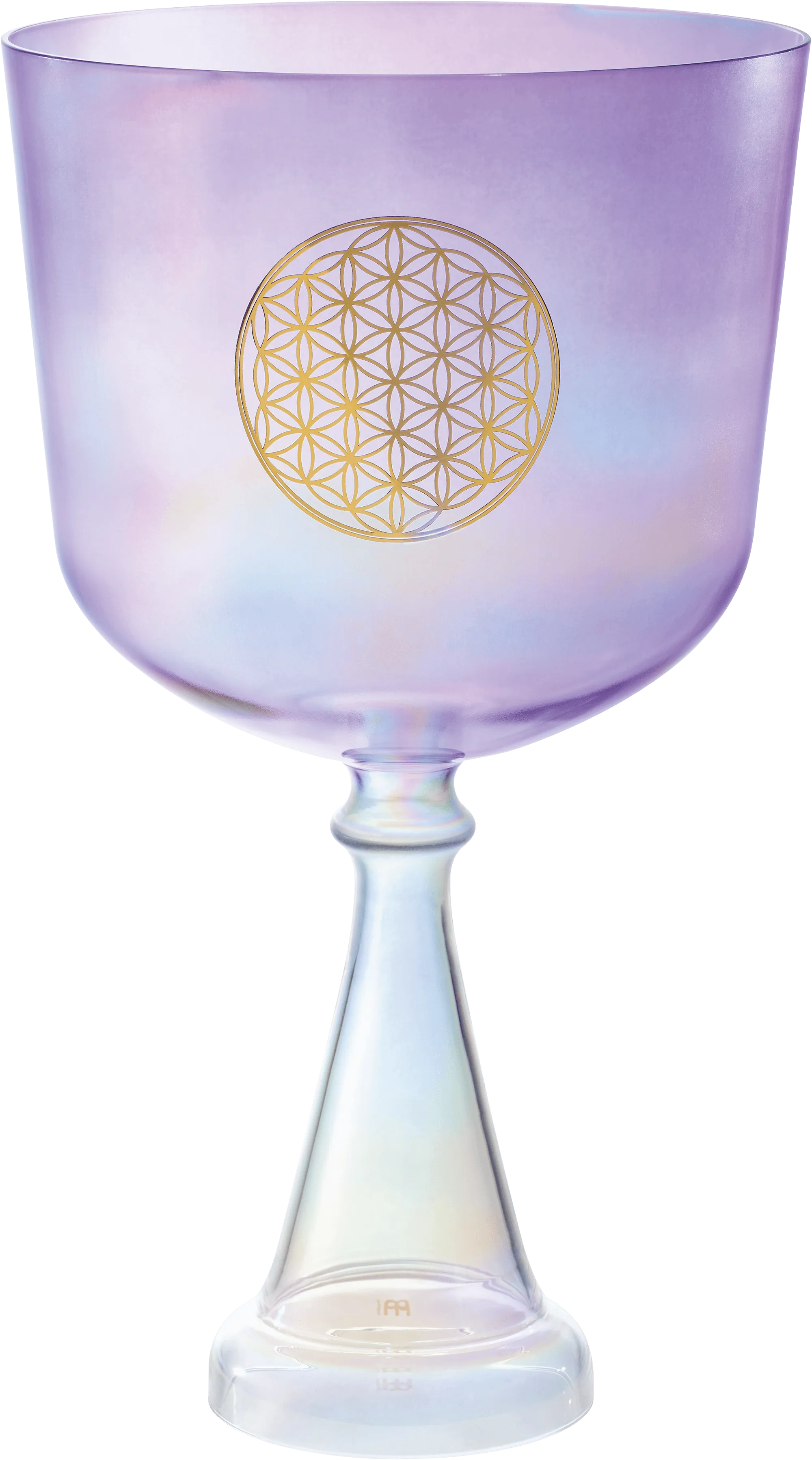 174.61 Hz Flower Of Life Crystal Singing Chalice 8" Note F3 - Heart Chakra