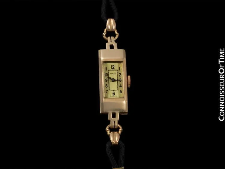 1937 Rolex Vintage Ladies Princess Style (Prince) Watch - 9K Rose Gold