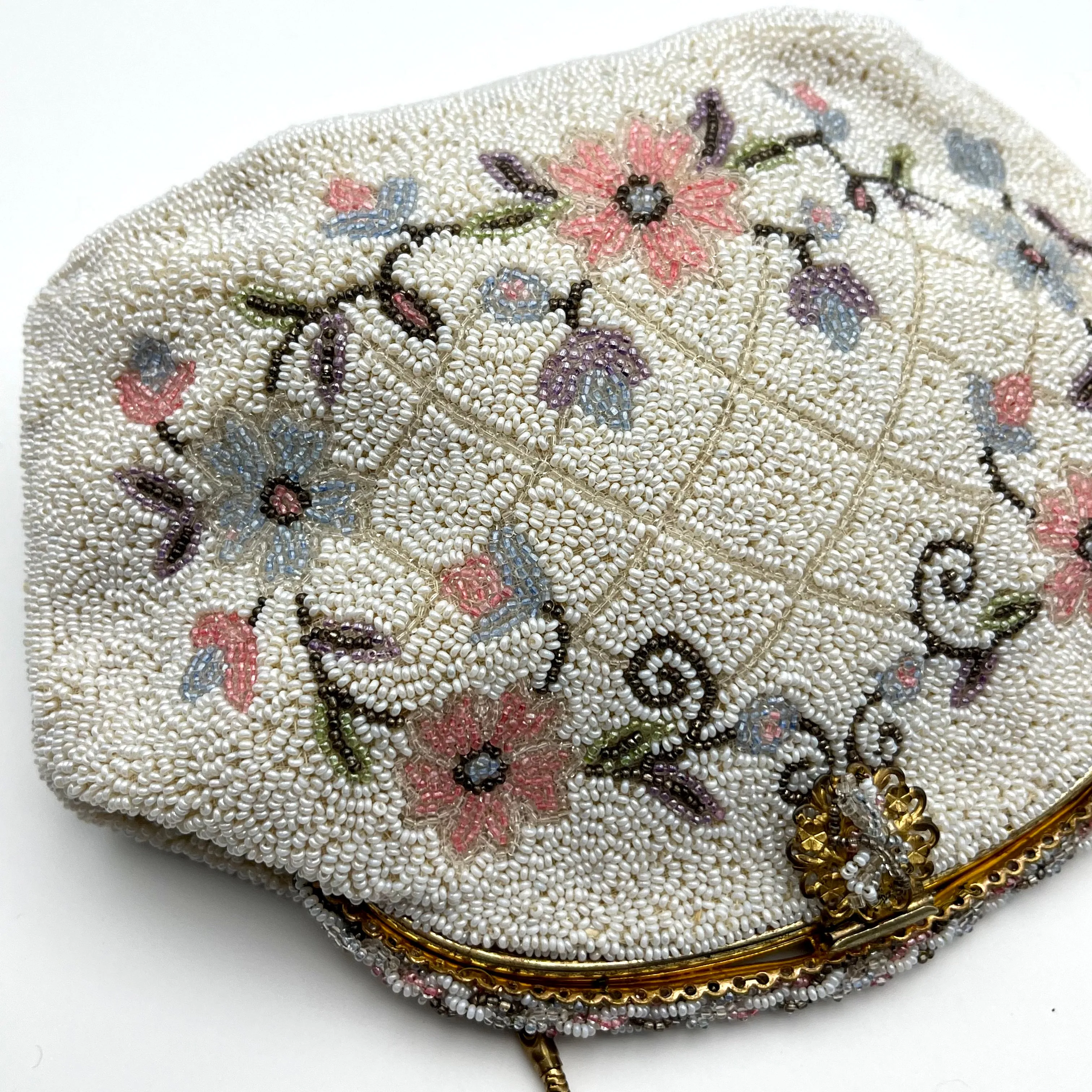 1940s Ed B Robinson Beaded Purse