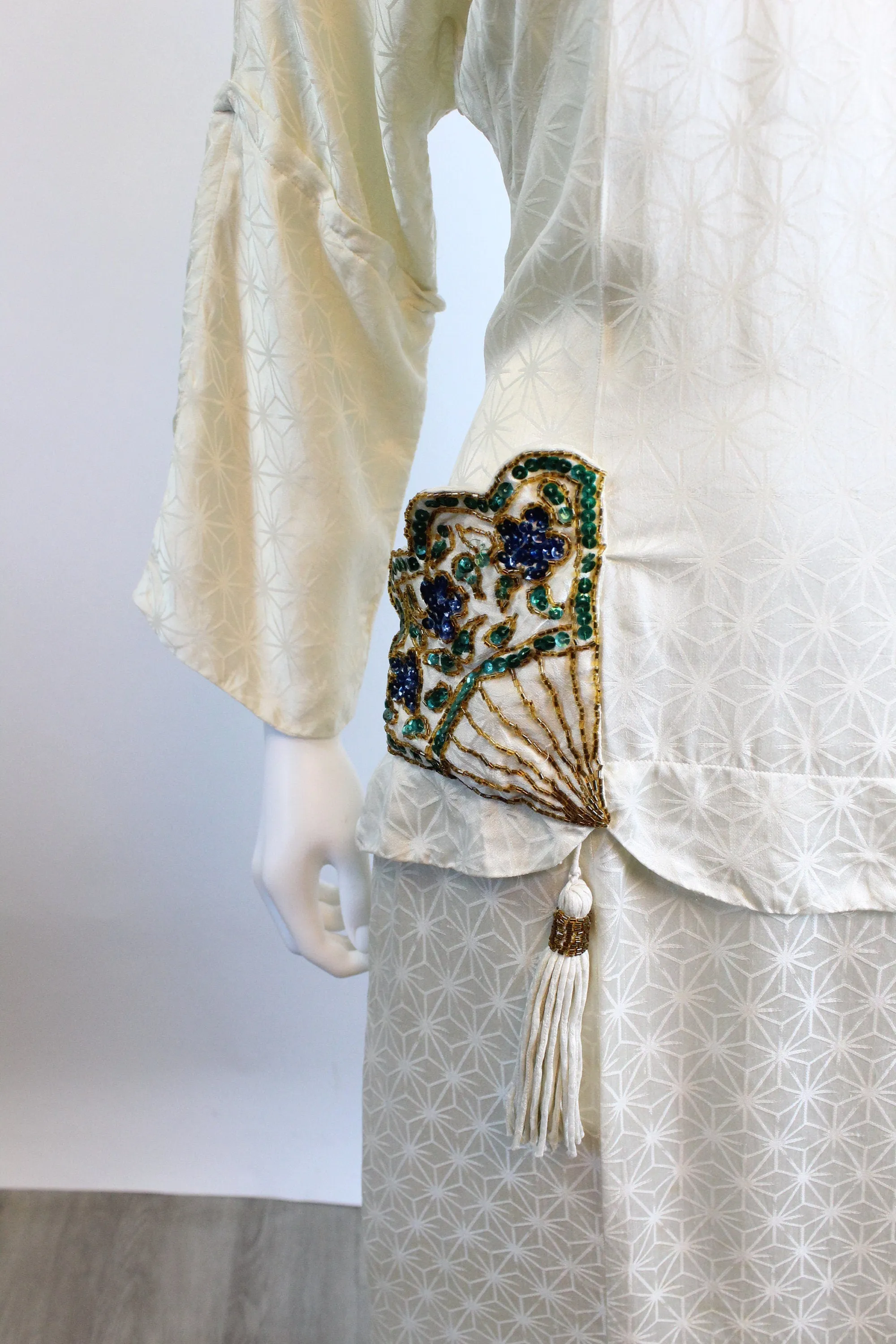 1940s LOIS RUSSELL honolulu ASIAN kimono dress xs | new fall