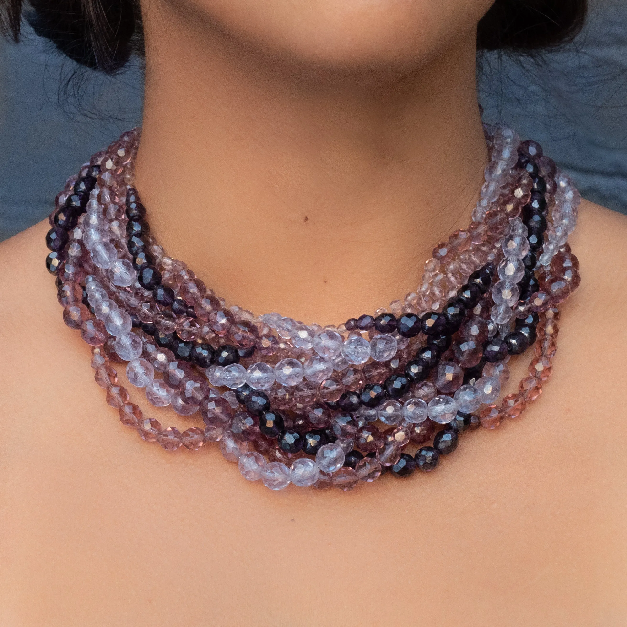 1960s Coppola E Toppo Beaded Collar