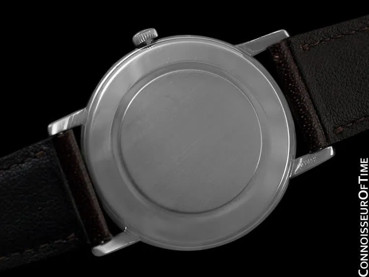 1962 IWC Vintage Mens Classic Watch, Caliber 401 - Stainless Steel