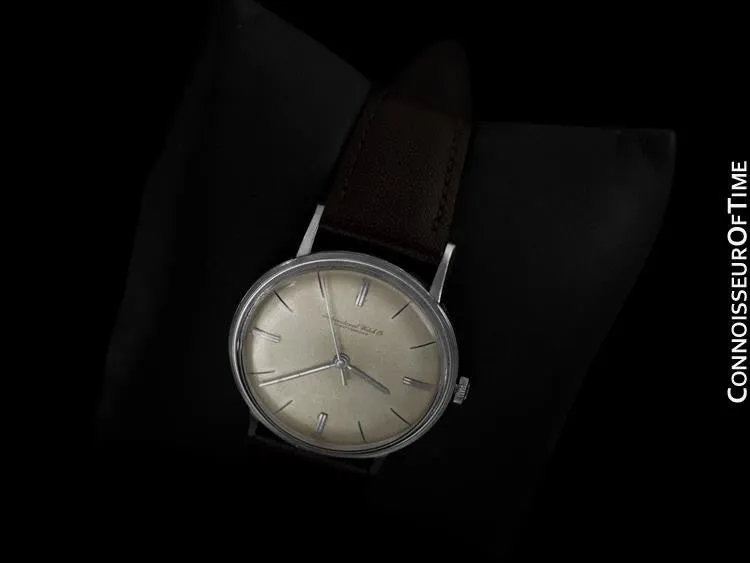1962 IWC Vintage Mens Classic Watch, Caliber 401 - Stainless Steel
