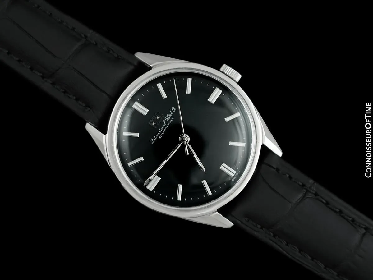 1966 IWC Vintage Mens Handwound Watch, Caliber 89 - Stainless Steel