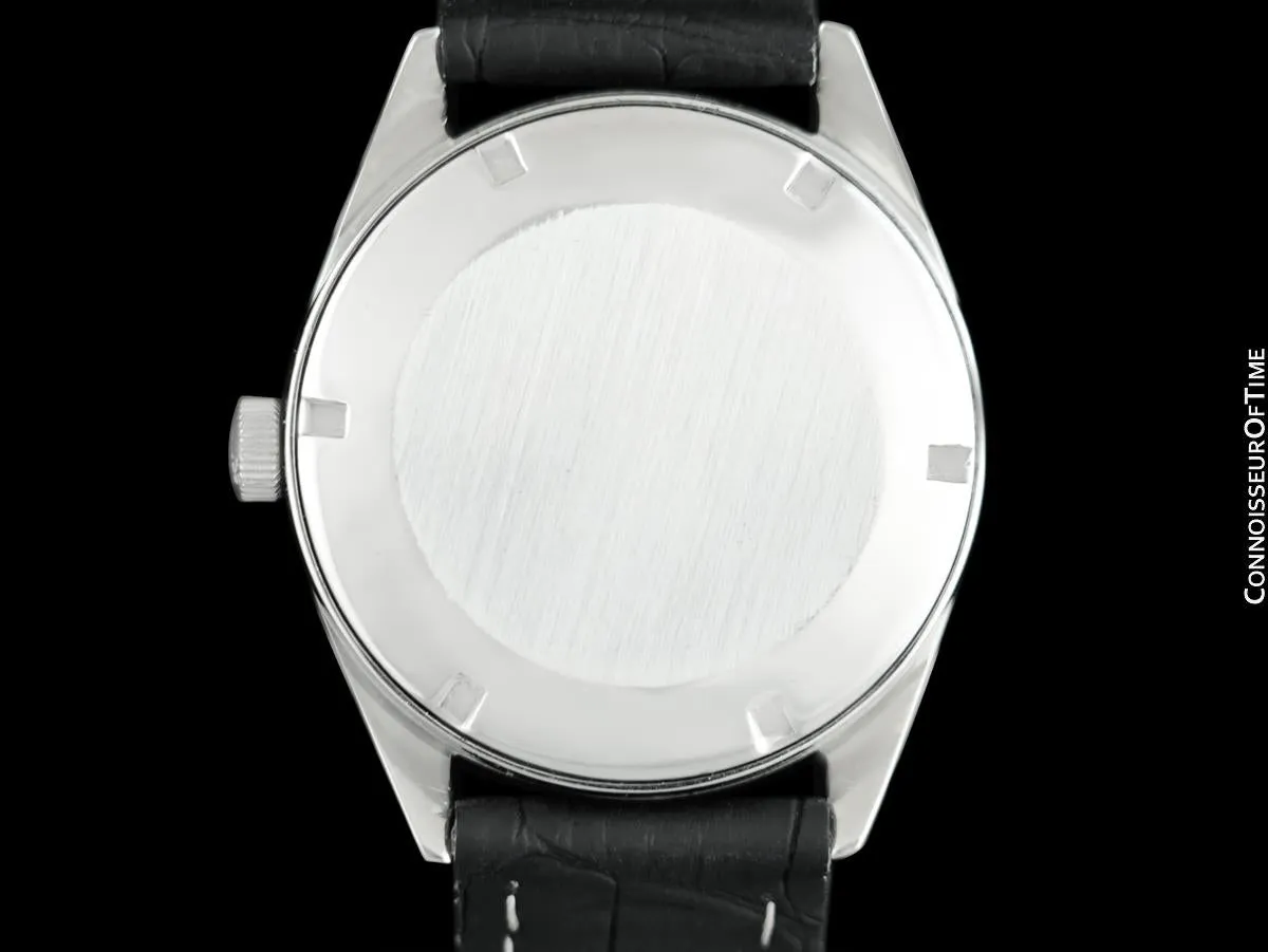 1966 IWC Vintage Mens Handwound Watch, Caliber 89 - Stainless Steel