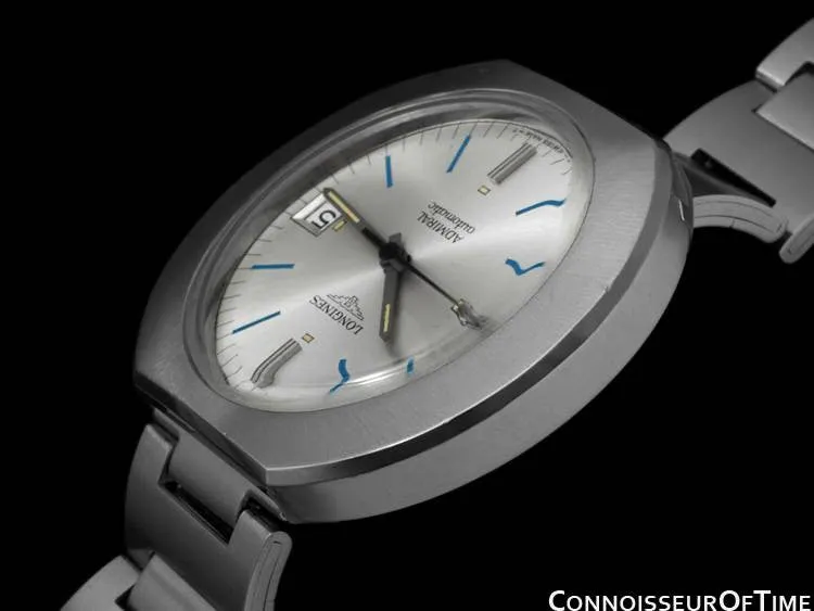 1970's Longines Admiral Retro Extra-Large Automatic Watch - Stainless Steel