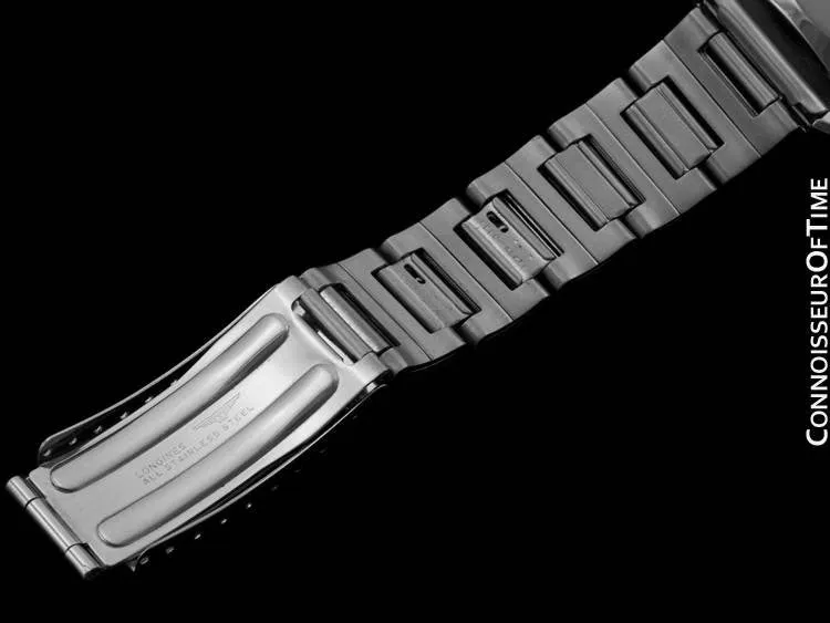 1970's Longines Admiral Retro Extra-Large Automatic Watch - Stainless Steel