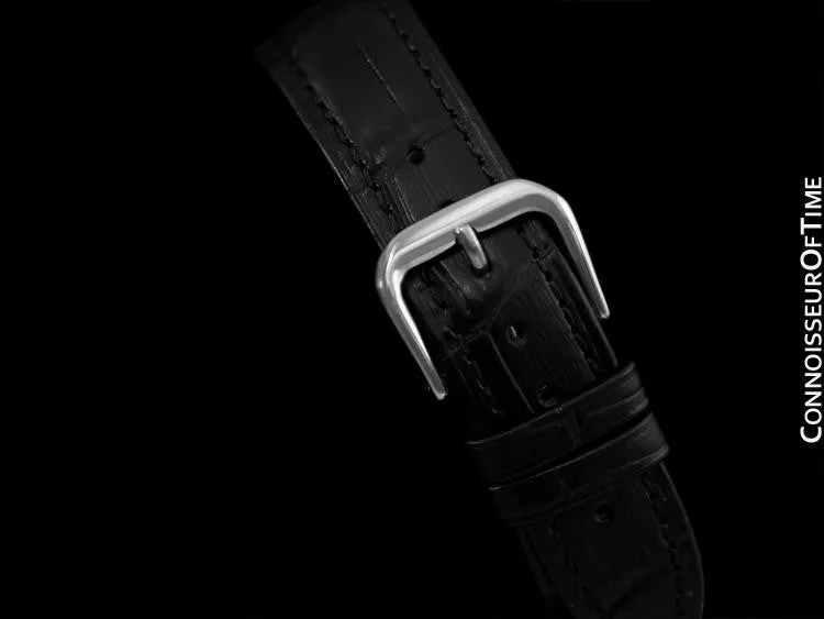 1973 Omega Geneve Vintage Mens Dress Watch with Quick-Setting Date - Stainless Steel