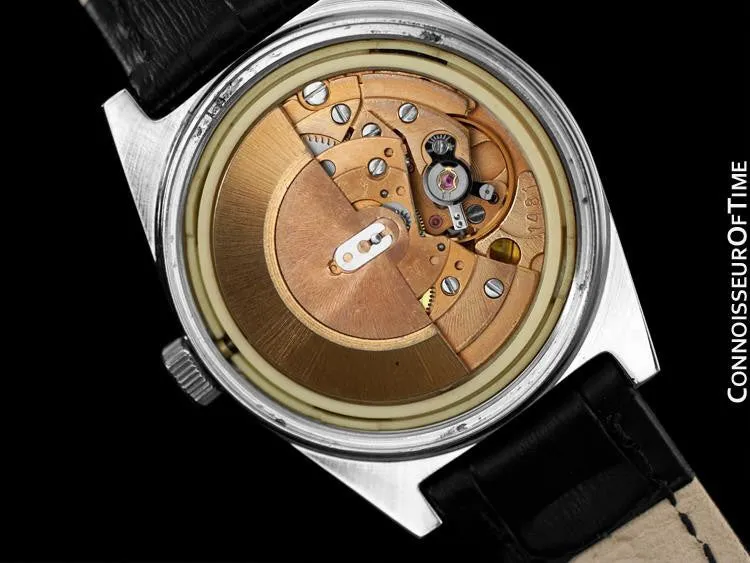 1973 Omega Geneve Vintage Mens Dress Watch with Quick-Setting Date - Stainless Steel