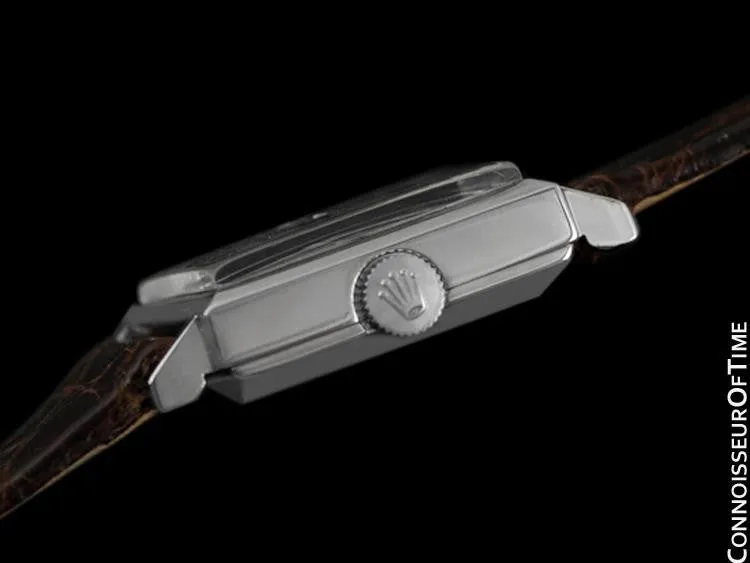 1974 Rolex Precision Ladies Vintage Pre-Cellini Dress Watch, Silver Dial - Stainless Steel