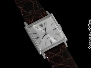 1974 Rolex Precision Ladies Vintage Pre-Cellini Dress Watch, Silver Dial - Stainless Steel