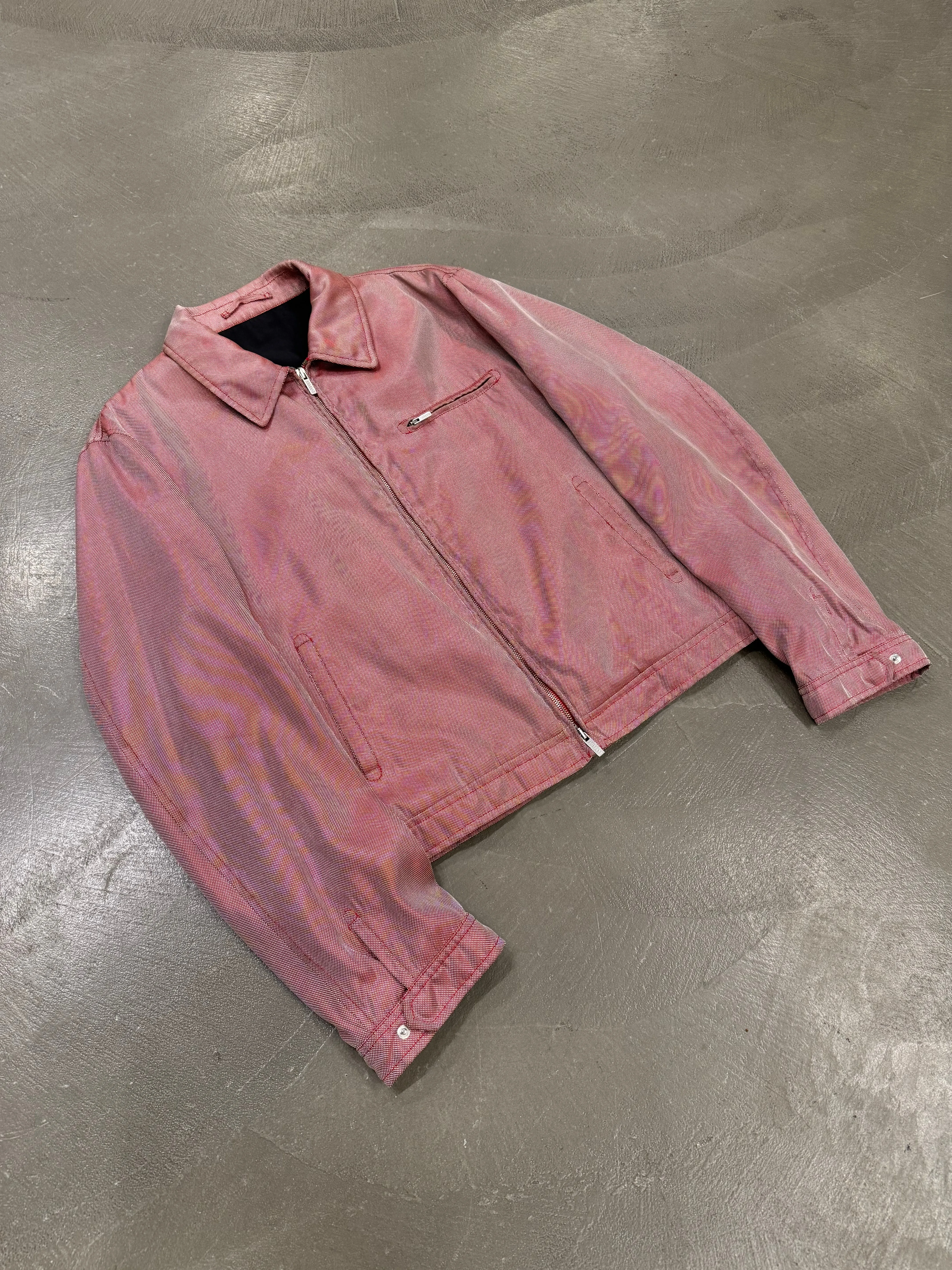 1990s Armani iridescent work jacket