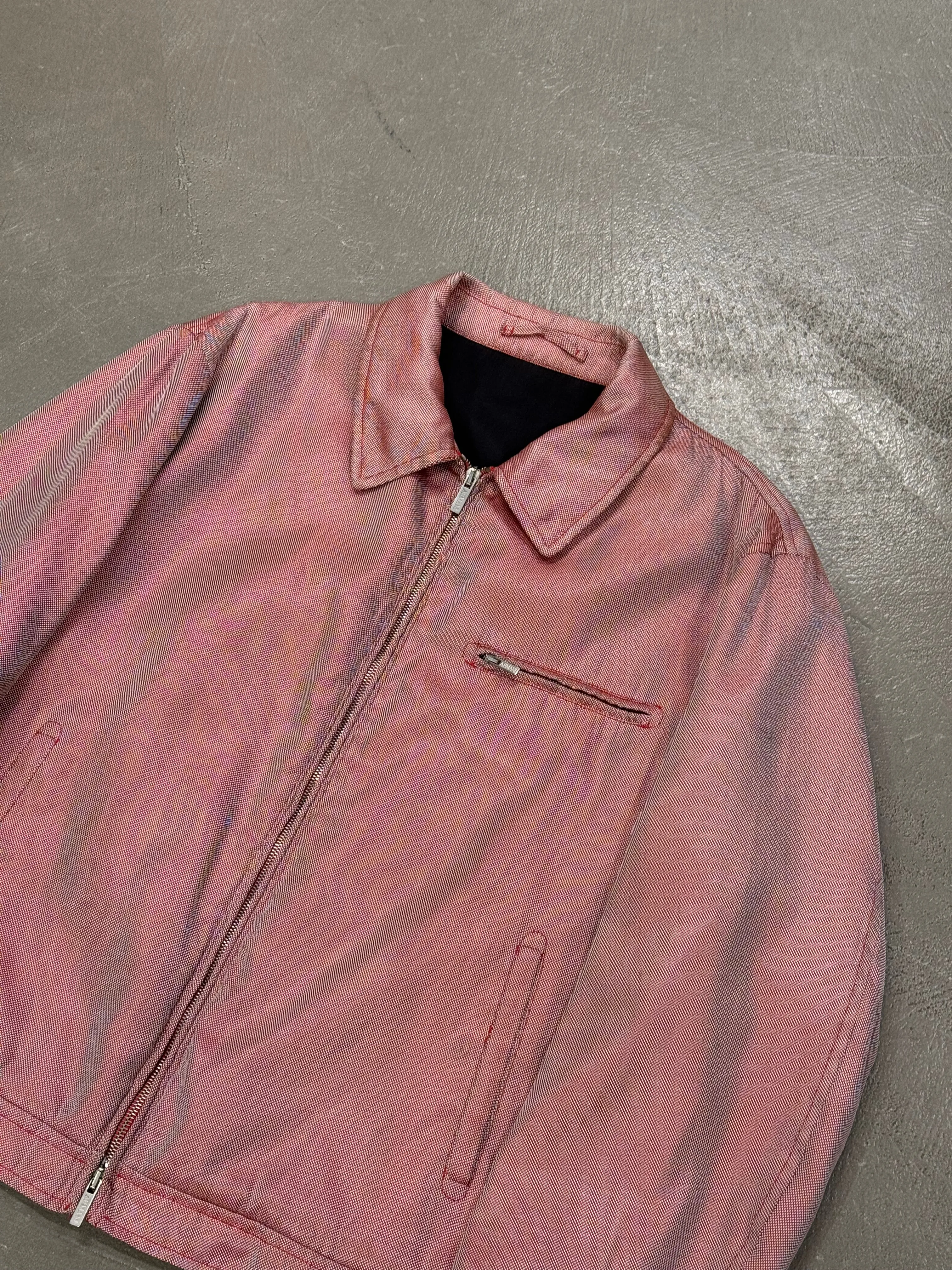 1990s Armani iridescent work jacket